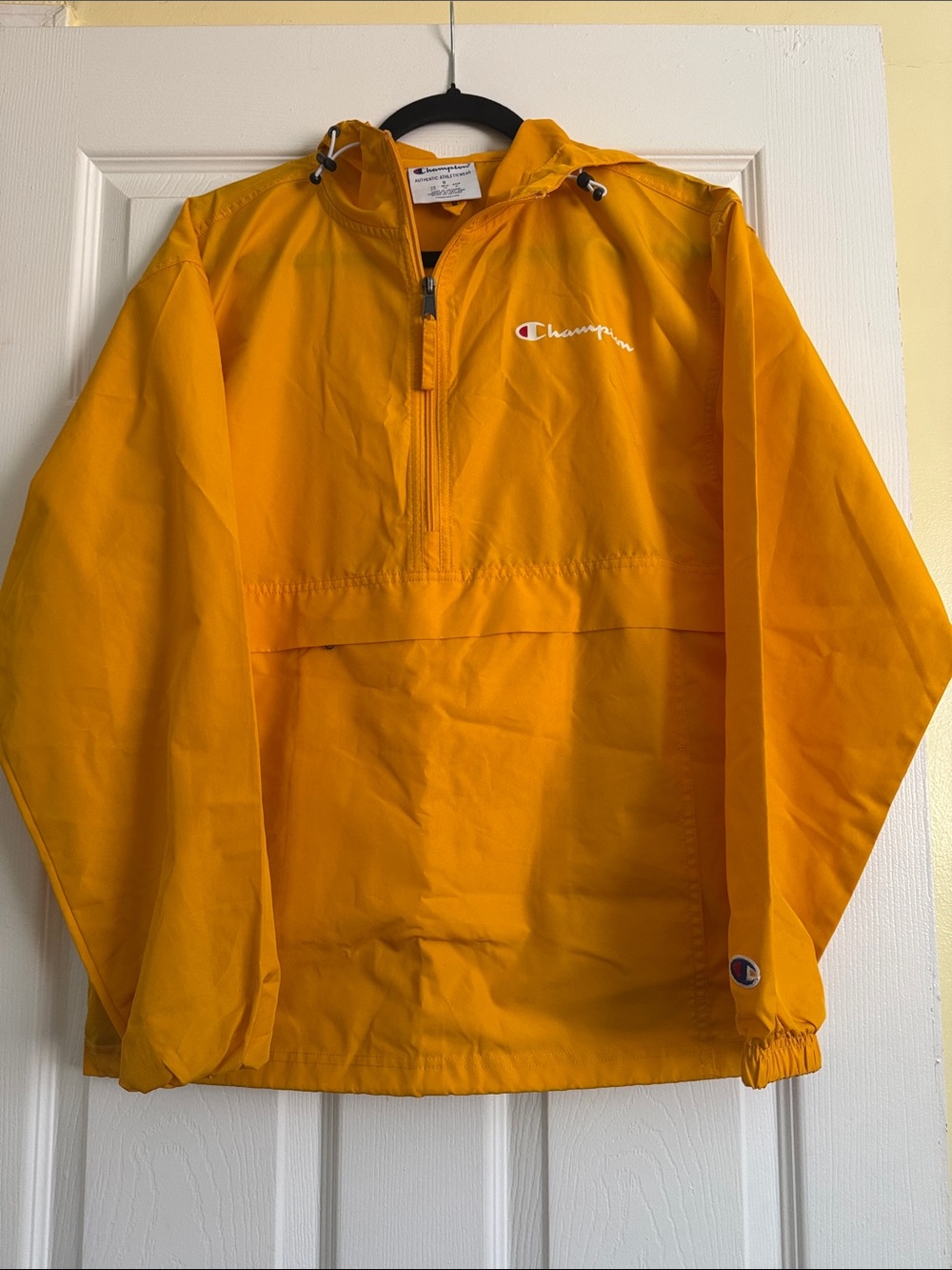 Champion Bright Yellow Hooded Pullover